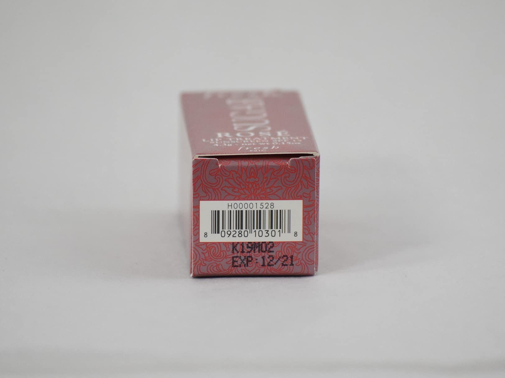 Fresh Sugar Lip Treatment SPF 15 Rose packaging box communicates premium care.