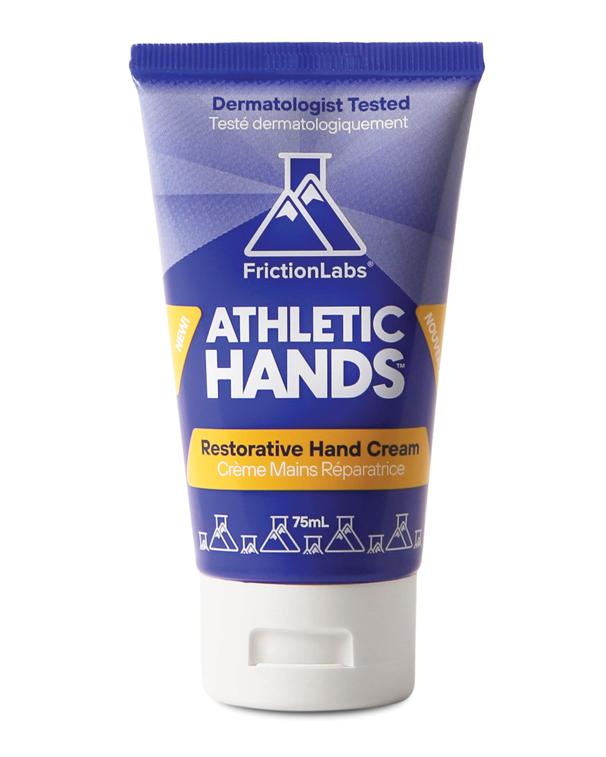 Friction Labs Athletic Hands product shot showcasing non-greasy, fast-absorbing hand cream for athletes.