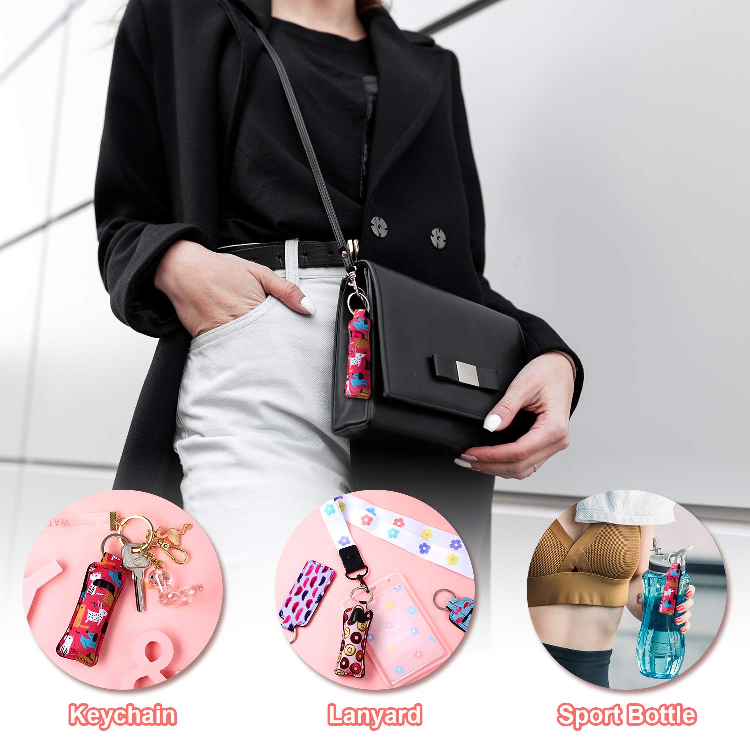 Frienda lip balm keychain gift-pack concept ready for gifting