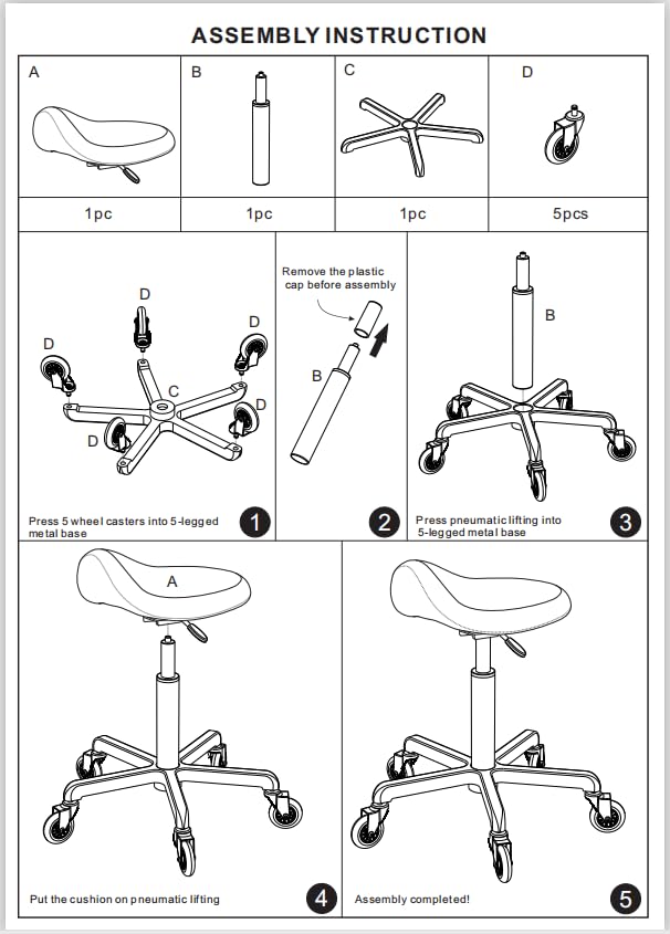 FRNIAMC aluminum legs provide durable, stable support