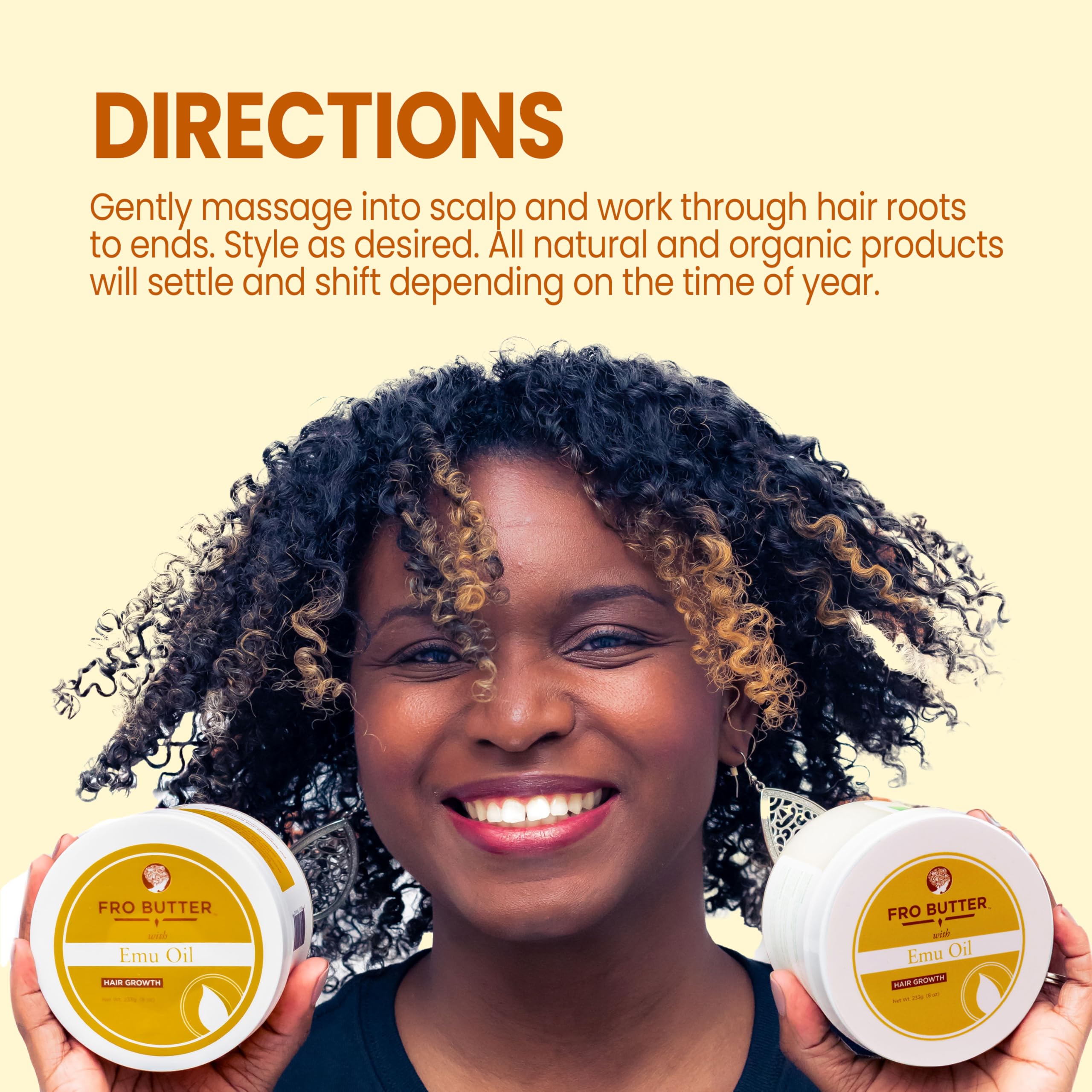 Edges look smoother with reduced frizz.