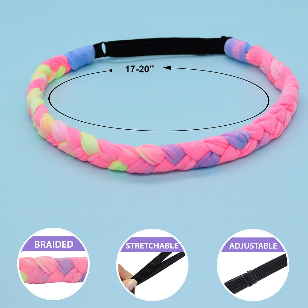 FROG SAC 4 braided headbands women's styling for outfits.