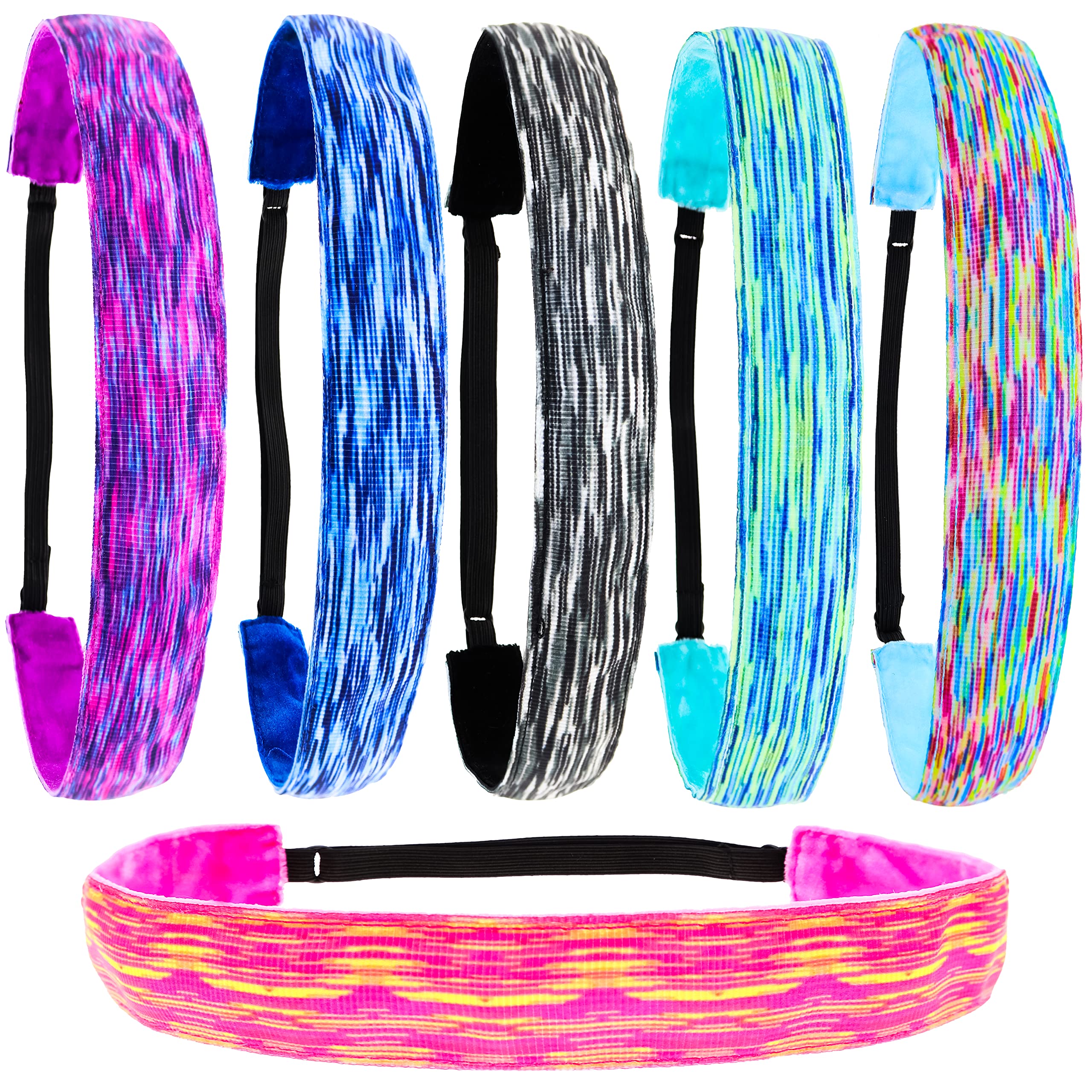 FROG SAC headbands adjustable back fits 18-22 inches for kids and teens, secure wear