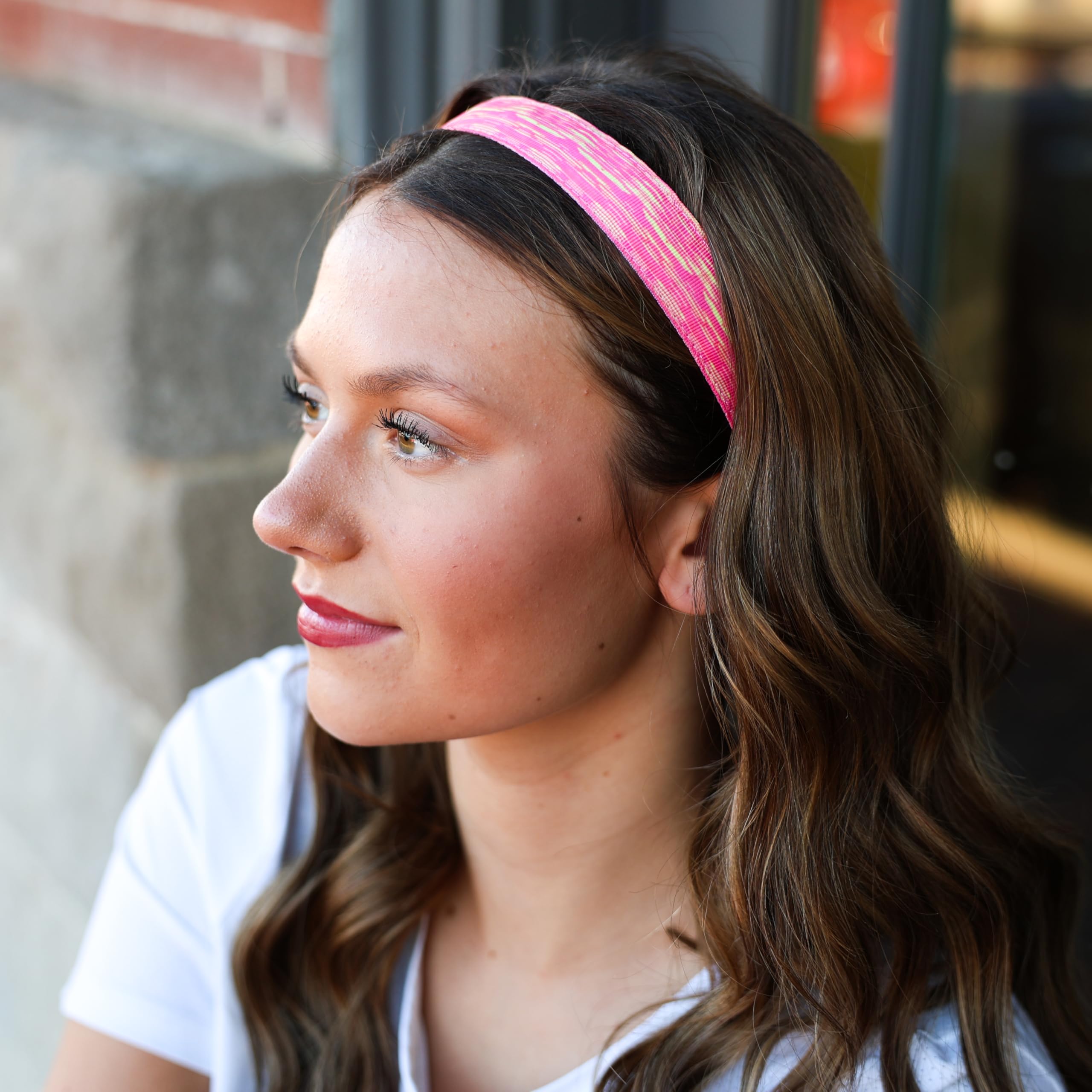 FROG SAC headbands designed for girls to wear during running and active play