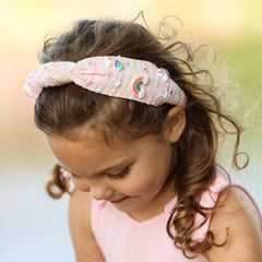 FROG SAC knot headband rhinestones and star embellishments add sparkle for party-ready looks