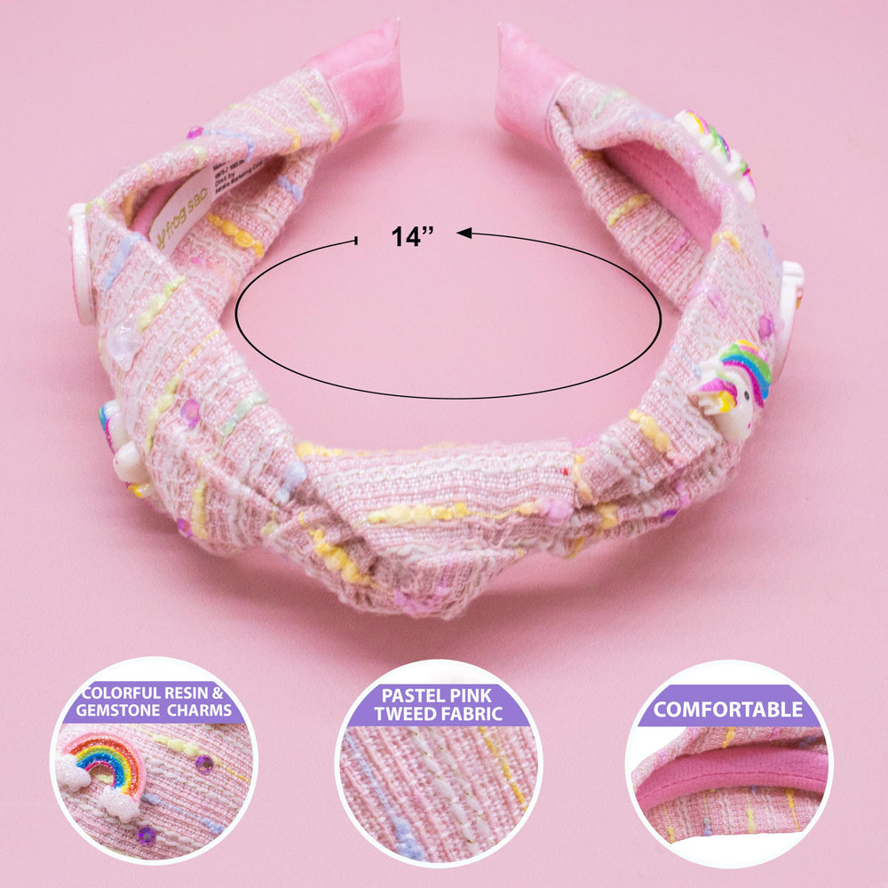 FROG SAC knot headband velvet lining delivers all-day comfort
