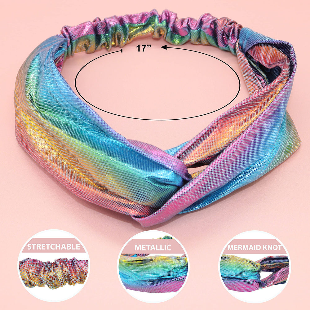 FROG SAC mermaid headbands for girls during playtime and dress-up