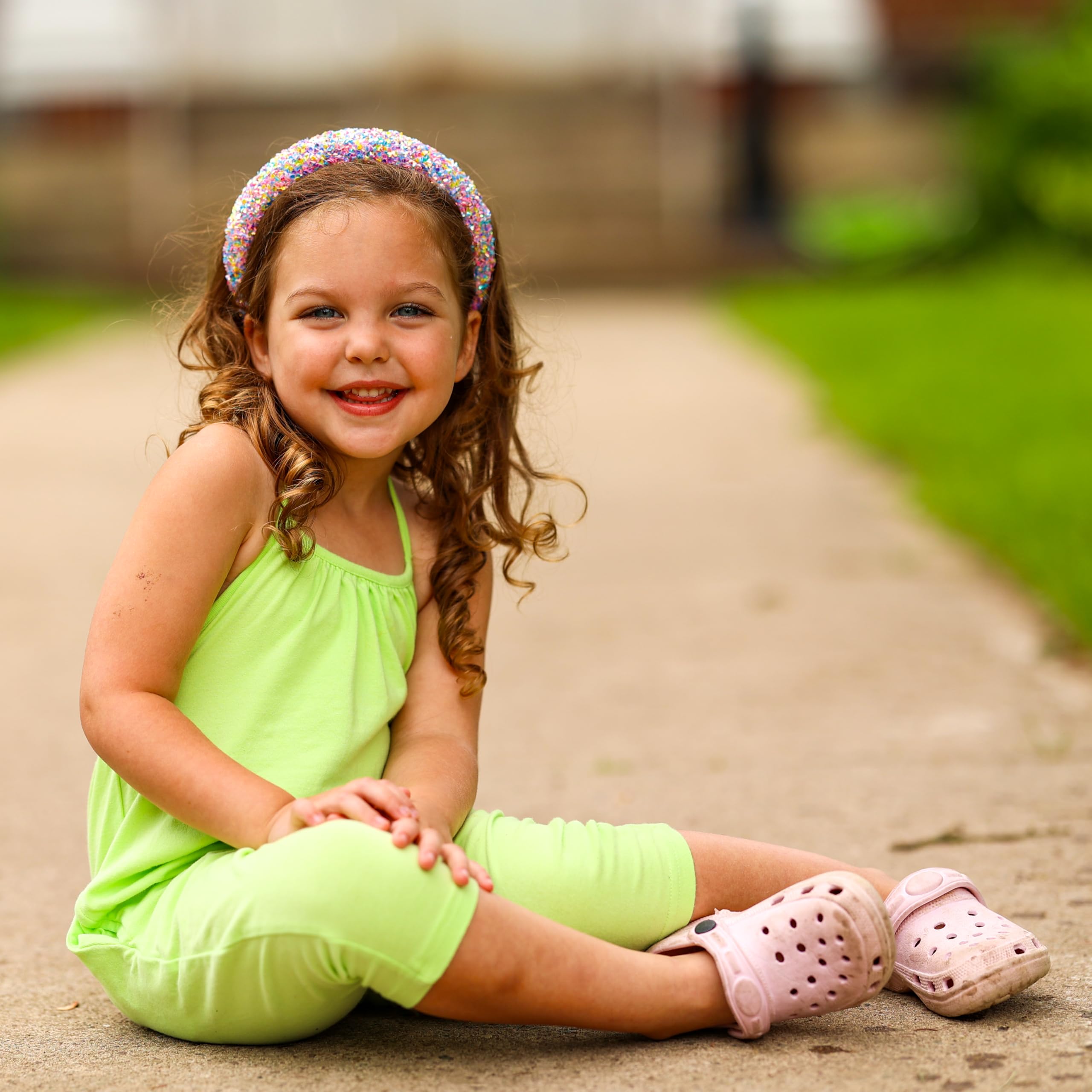 FROG SAC Rainbow Sequin Headband idea for Easter baskets and stocking stuffers.