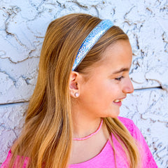 FROG SAC 4 Headbands pink glitter stars playful accessory for everyday outfits.