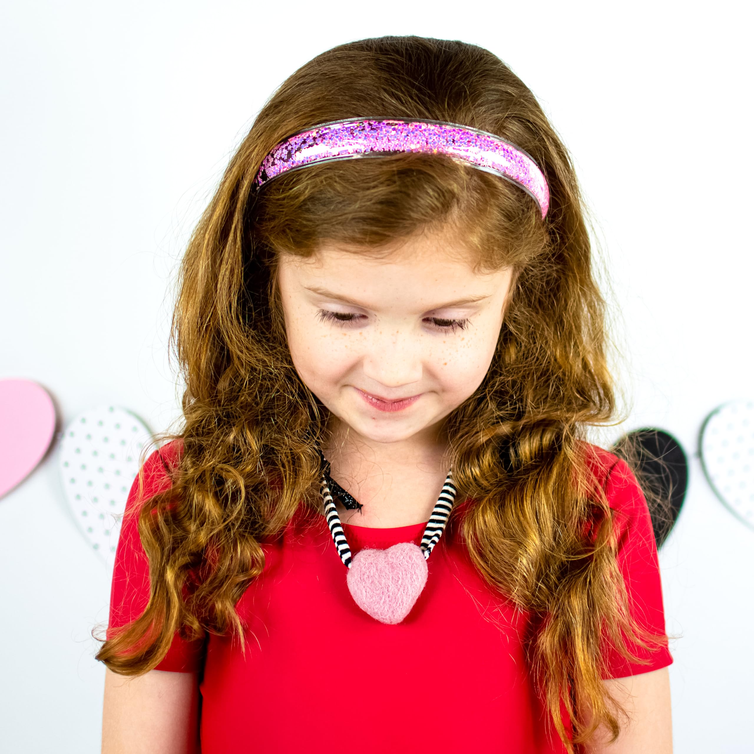 FROG SAC 4 Headbands purple glitter stars ideal for bold party looks.