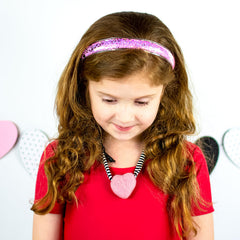 FROG SAC 4 Headbands purple glitter stars ideal for bold party looks.
