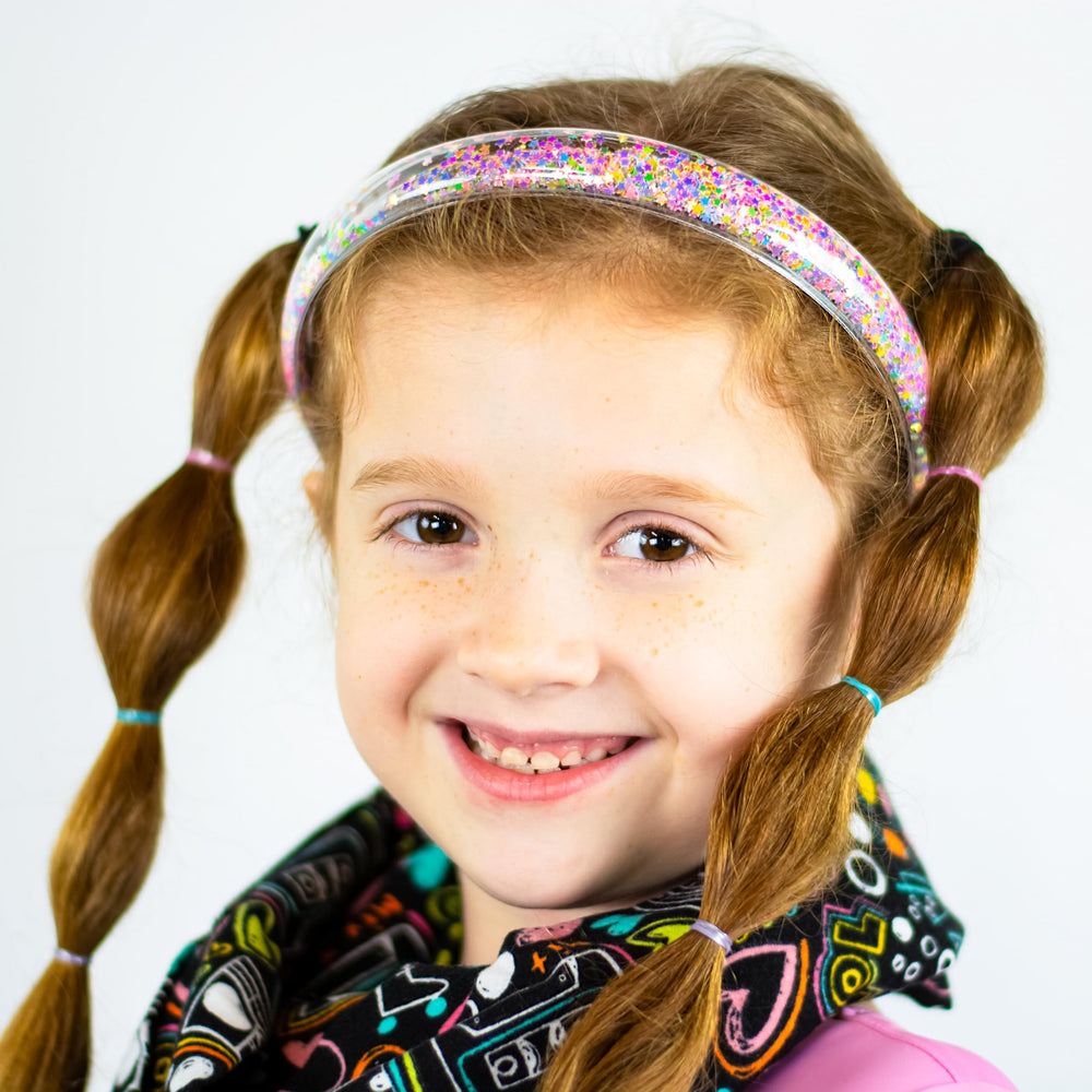 FROG SAC 4 Headbands teeth hair-hold closeup ensures no loose strands.