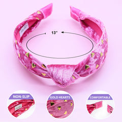 FROG SAC pink heart headband packaged as a ready-to-gift accessory for special occasions.