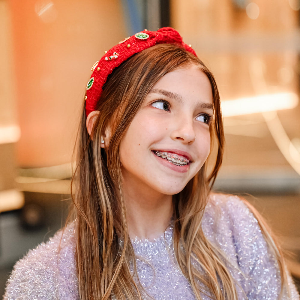 FROG SAC knot headband sized at 13 inches fits toddlers to teens