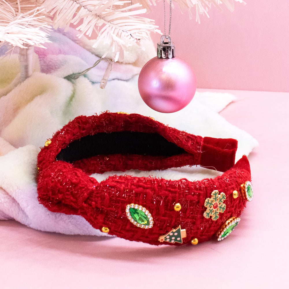 FROG SAC knot headband with soft velvet lining offers comfortable all-day wear