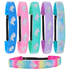 FROG SAC unicorn headbands adjustable back fit kids comfortably for long wear