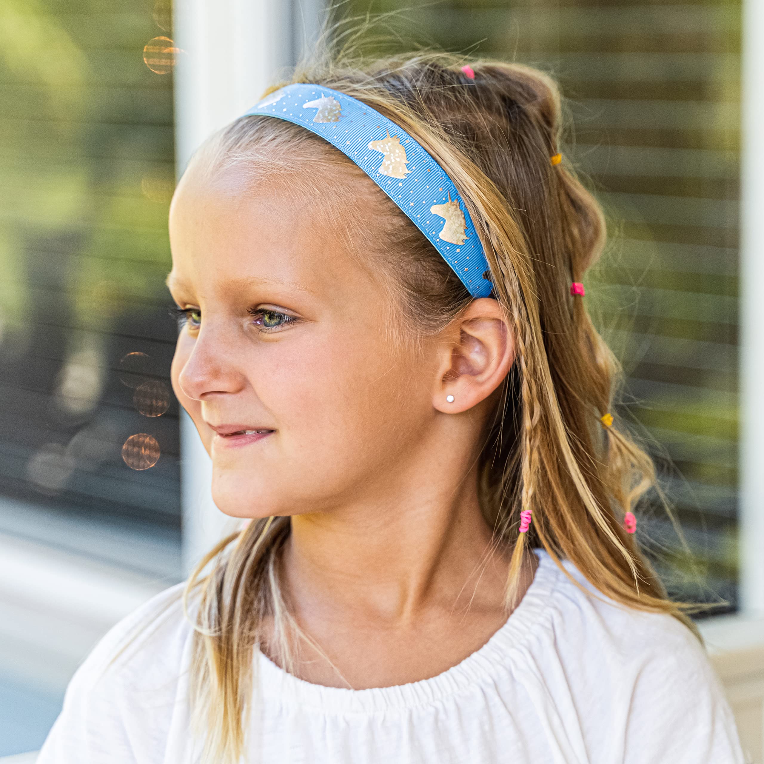 FROG SAC unicorn headbands butterflies with metallic finish for cute accessories