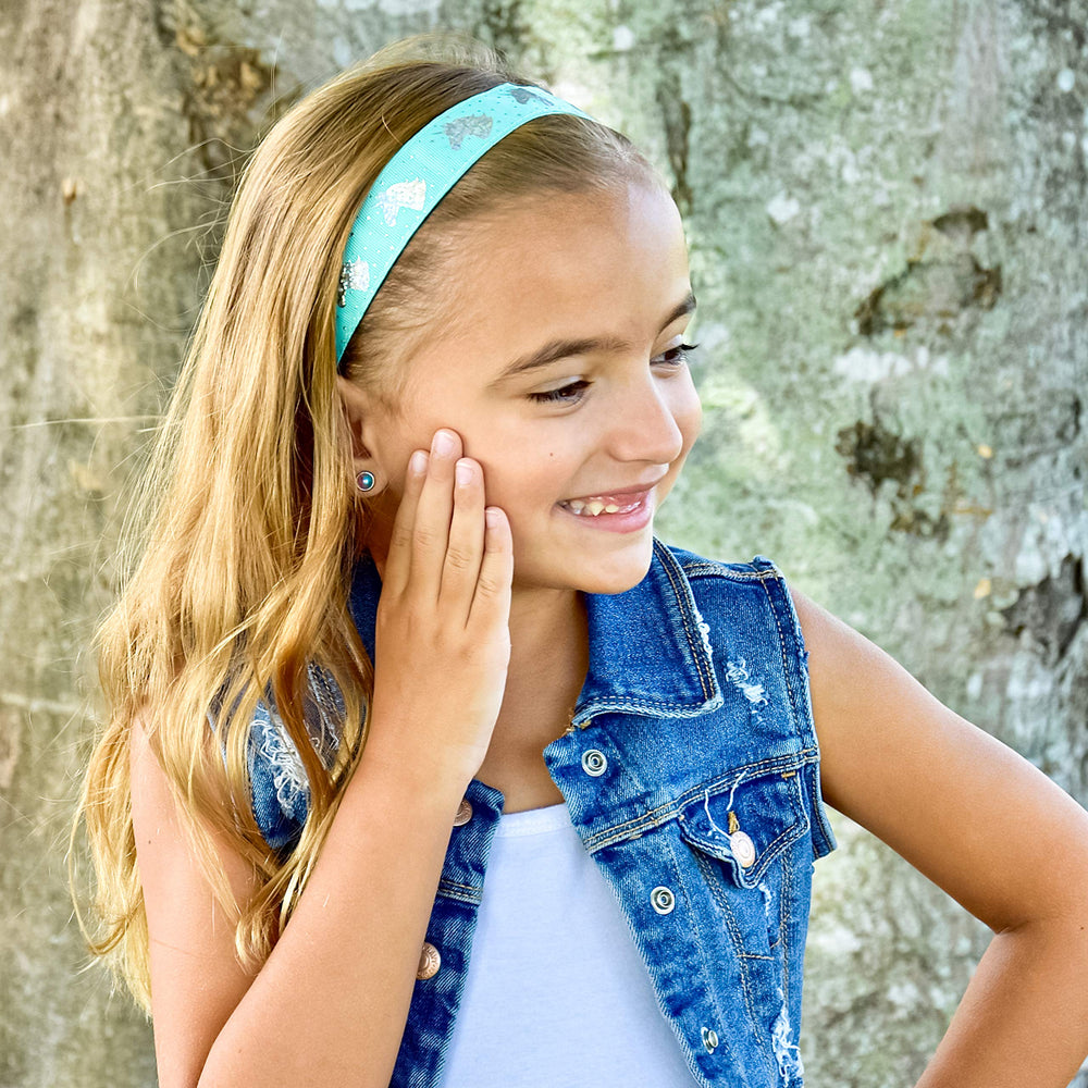 FROG SAC unicorn headbands non-slip velvet lining keeps hair in place