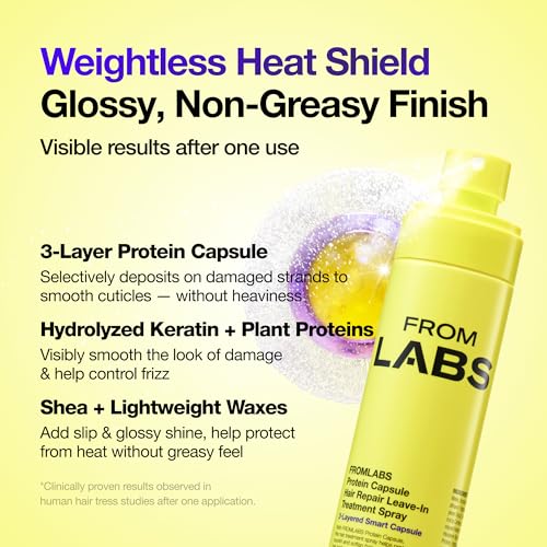 FROMLABS lightweight hydrating mist applying to damp hair for quick refresh