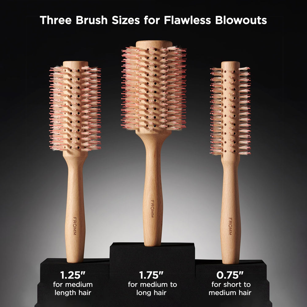 Fromm Mission Sleek in-action blowout delivering smooth, frizz-free styling