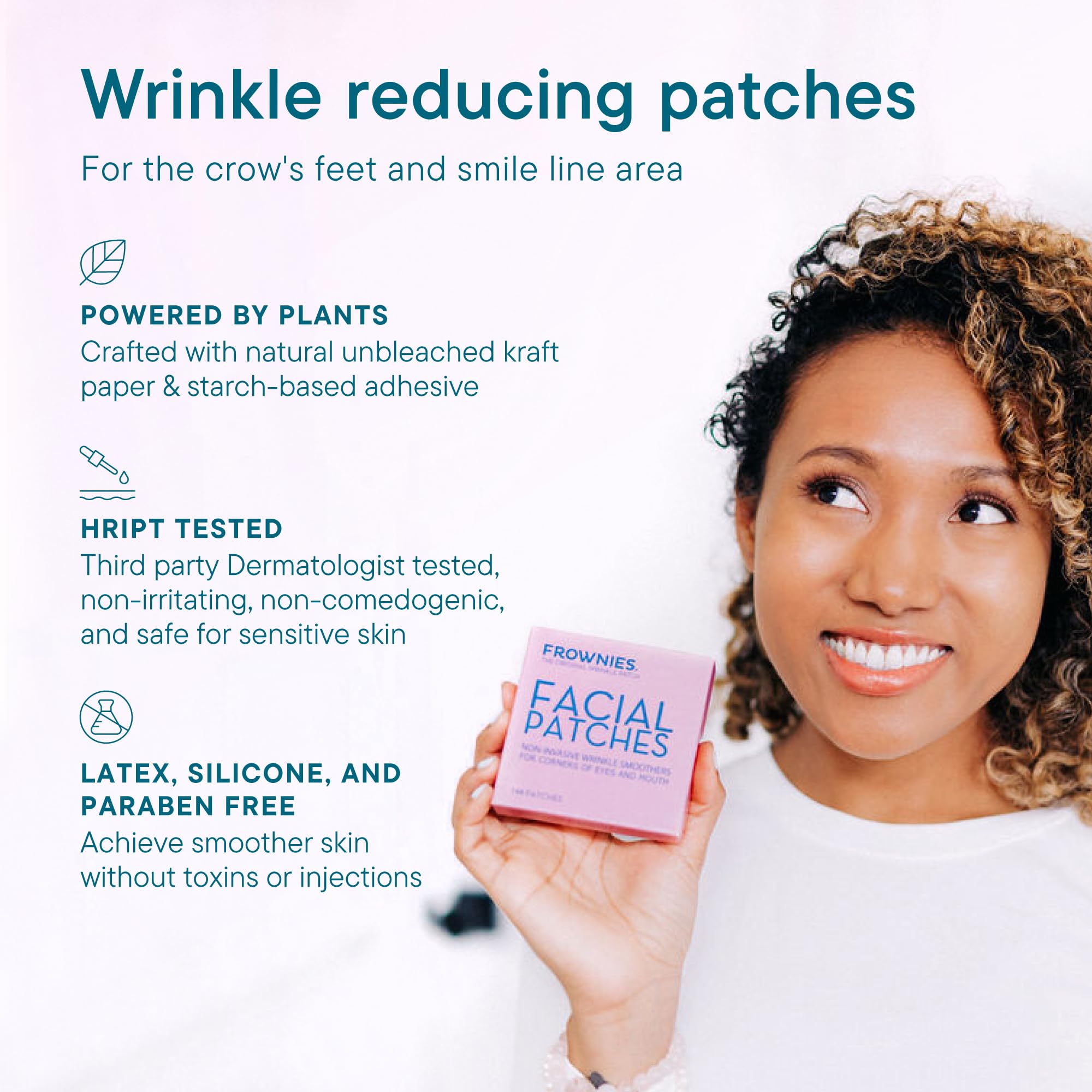 Frownies mouth-corner patch softens smile lines overnight