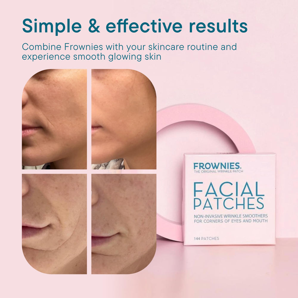 Frownies overnight-application-steps for smoothing lines