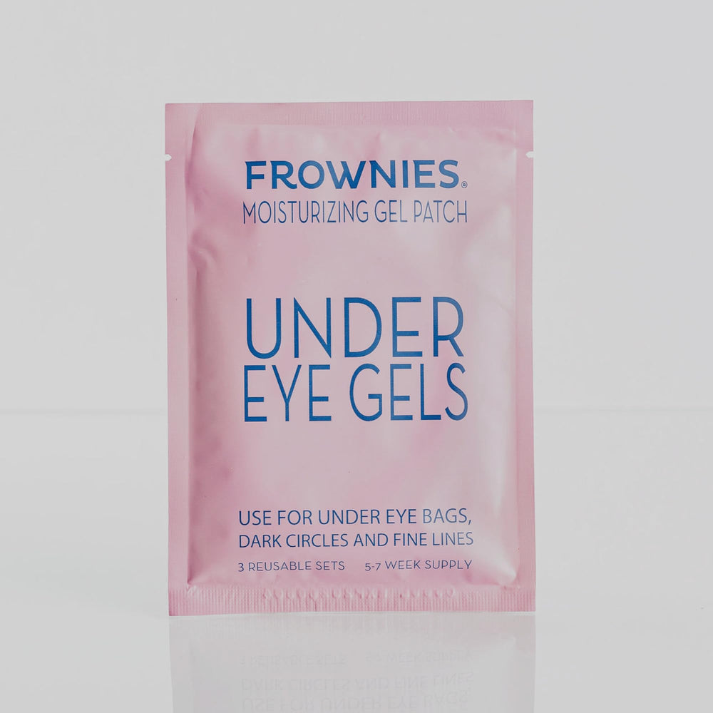 Frownies reusable 3-pack under-eye gels cuts waste and saves money.