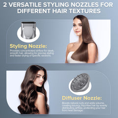 FRREGRN hair dryer diffuser attachment enhances voluminous curls and bounce.