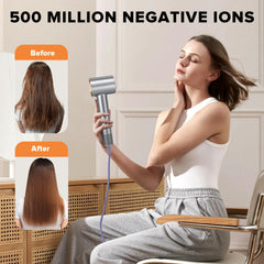FRREGRN hair dryer nozzle attachment enables sleek, straight styles.