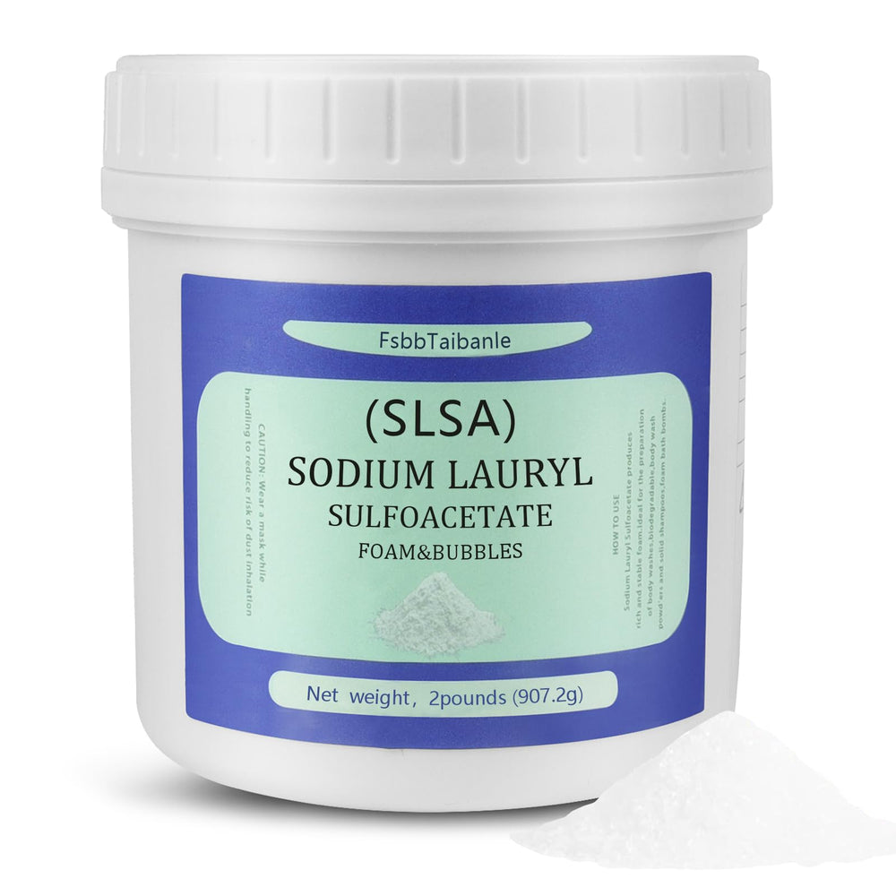 FSbbTaibanle SLSA powder bath bombs setup highlights premium blend for fizz.