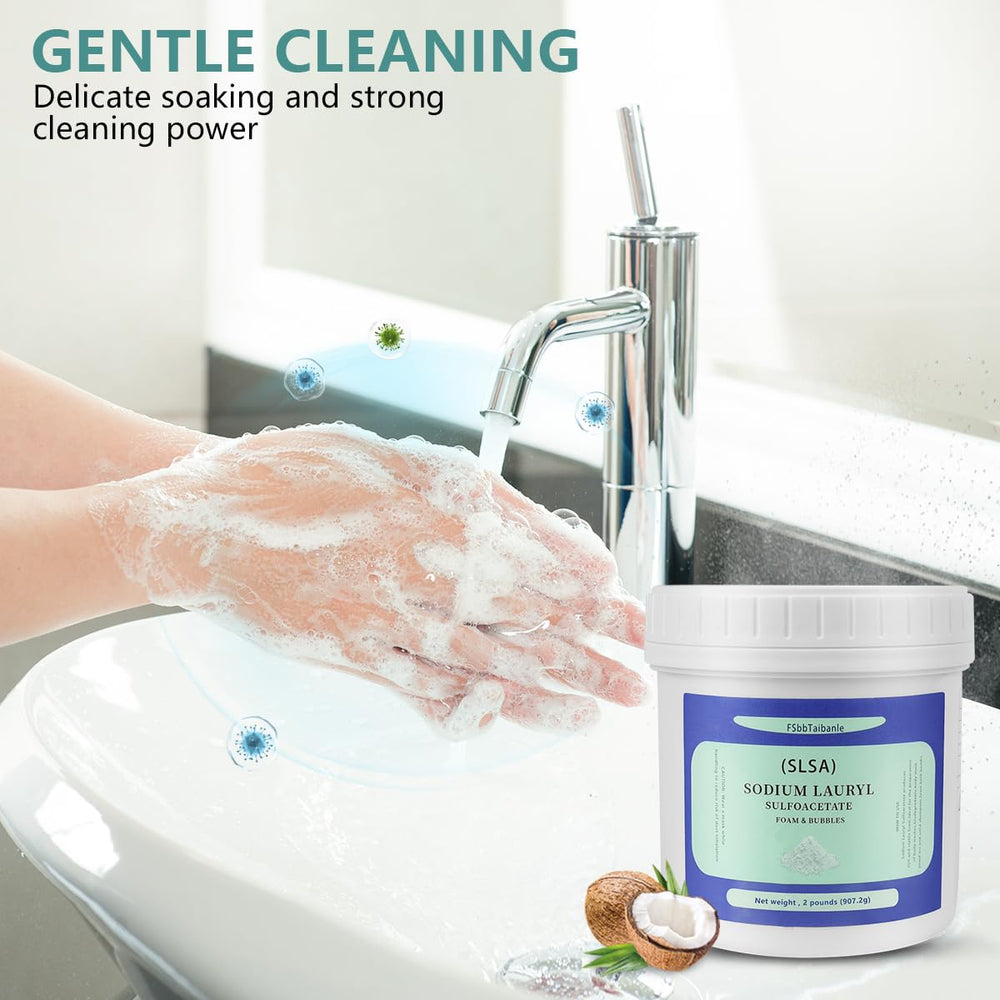 FSbbTaibanle SLSA powder skin-care routine for gentle bathing blends.
