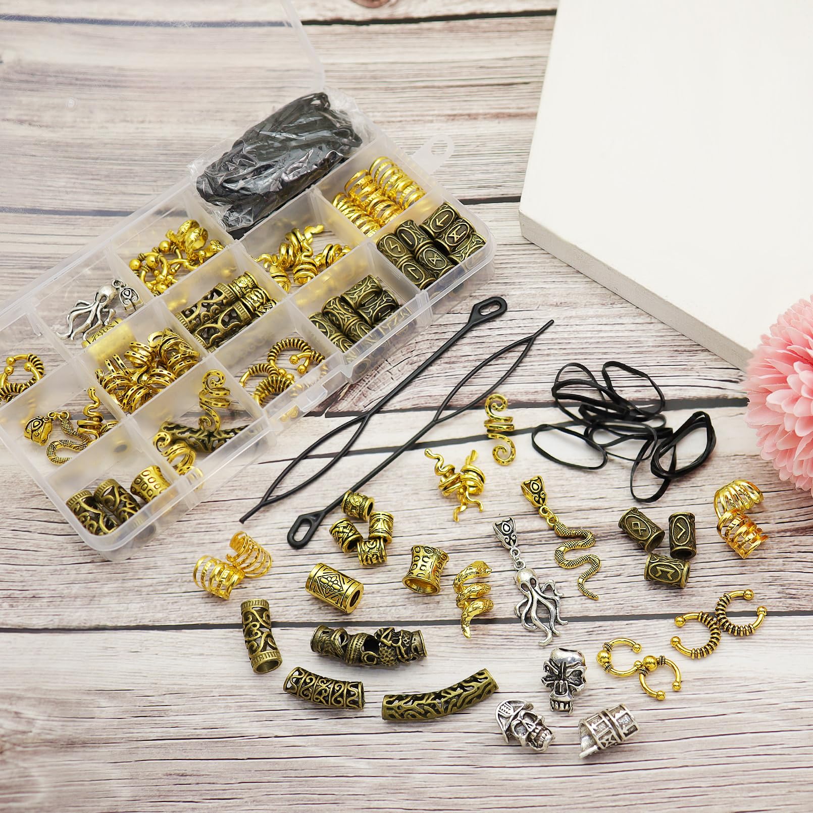 Fscwlmon metal clips durable edges ensure smooth wear through daily styling.