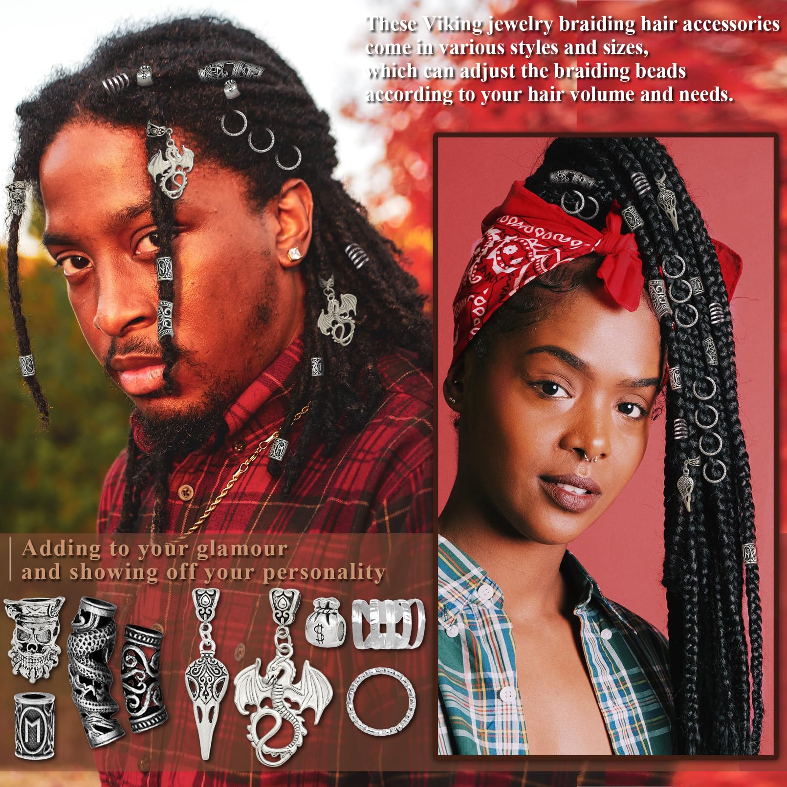 Fscwlmon rubber bands secure braids during styling sessions