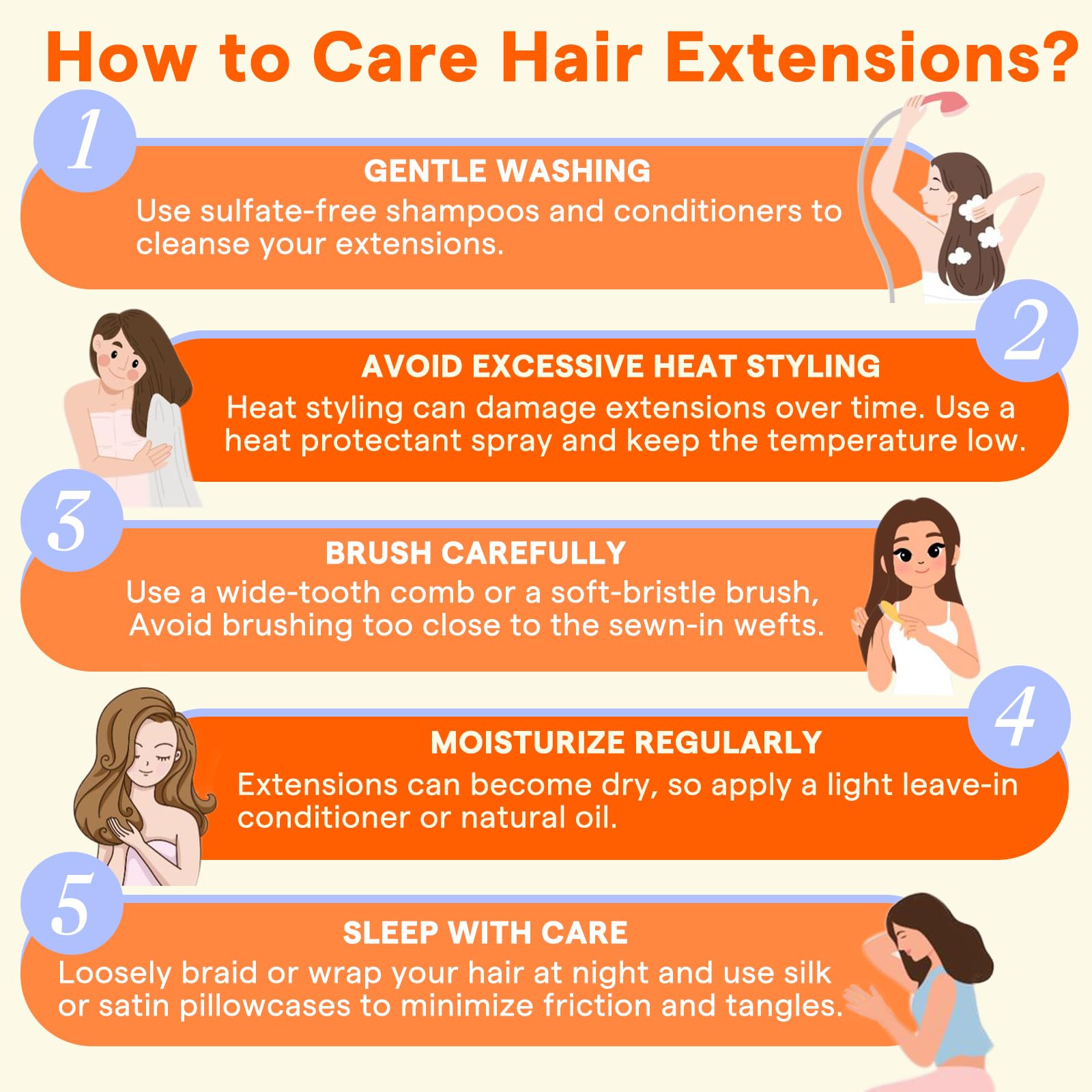 Fshine seamless-blend tape-in extensions lying flat against scalp for seamless blend