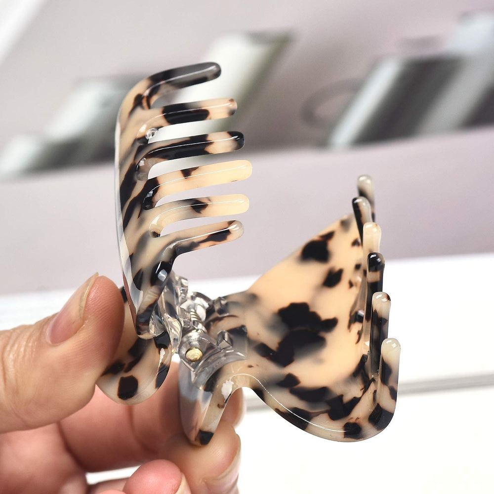 Fsmiling durable spring hair clamp with rust-resistant finish.