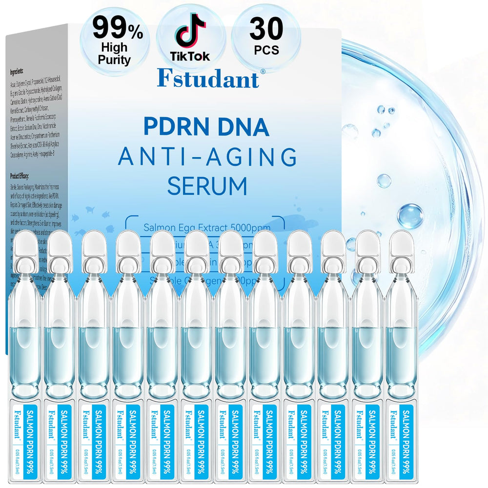 Fstudant Salmon DNA PDRN Serum bottle delivering deep hydration and radiant skin