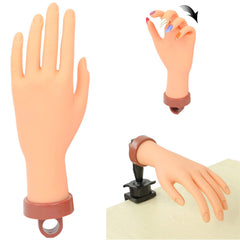 FU SHEN Nail Practice Hand packaging view for easy start in nail art practice.