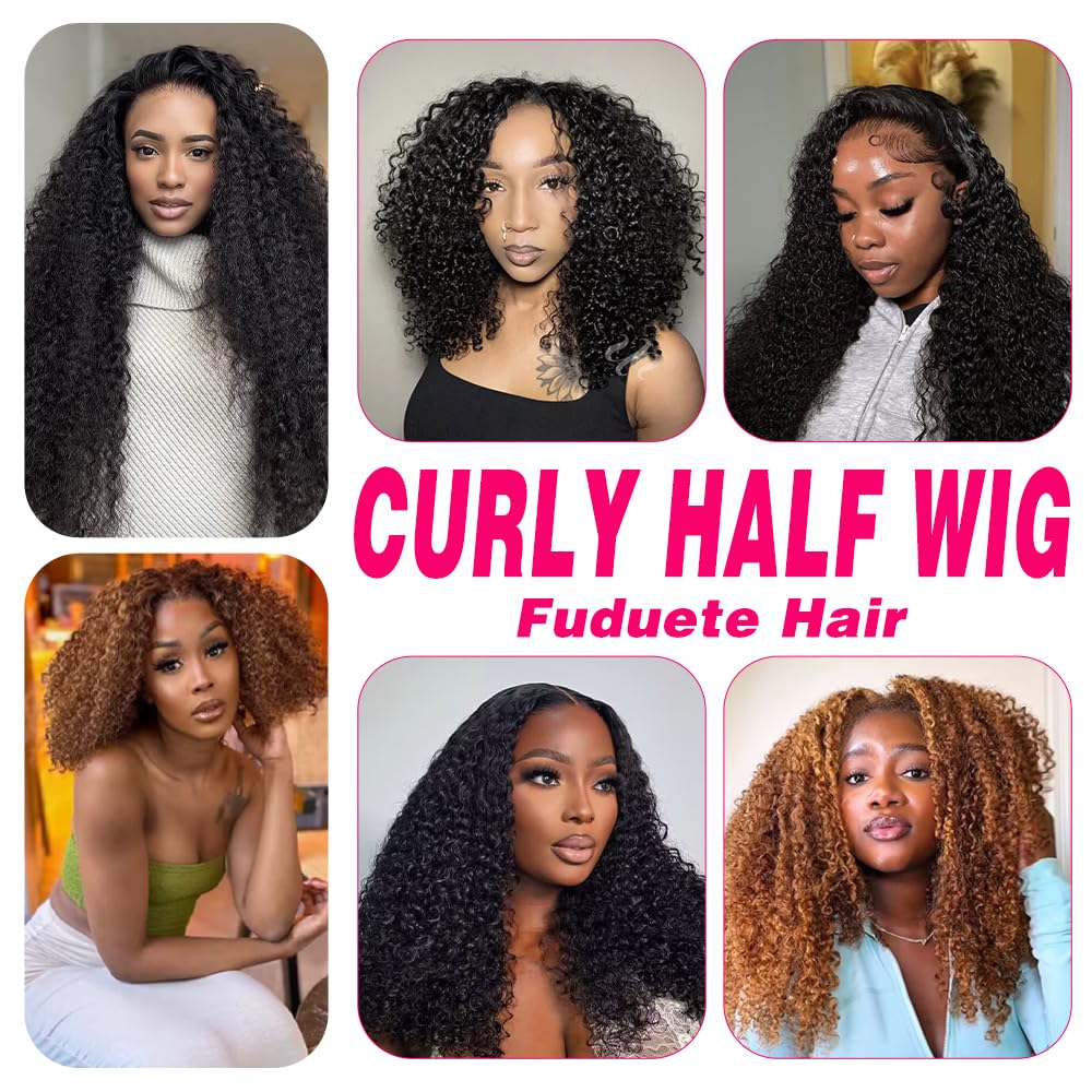 Fuduete model wearing wig in natural light for real-world look
