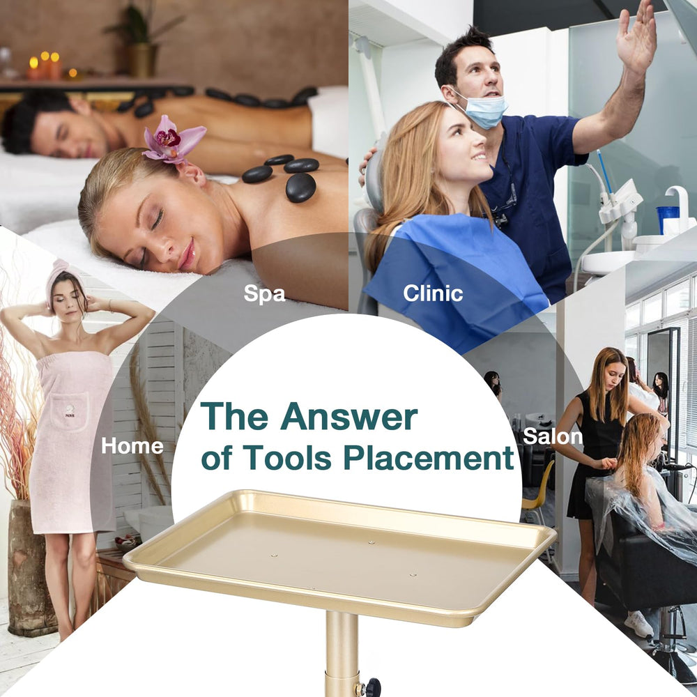 Fuehomue easy-installation salon tray simplifies setup