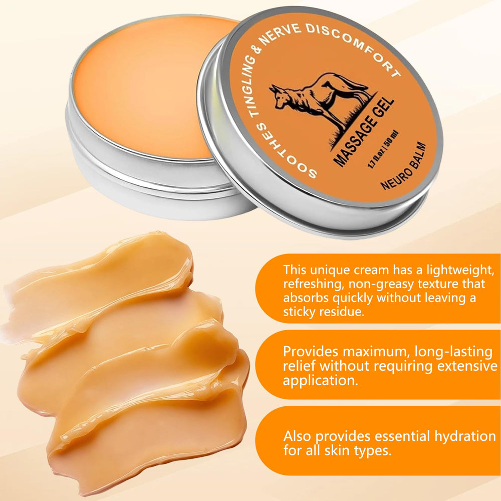 FUERHPSH Therawolf Neuro Balm texture swirl emphasizes fast-absorbing formula.