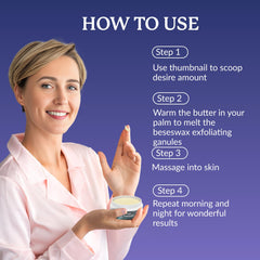 Full Eight Magnesium Body Butter application on leg indicating comforting massage after activity