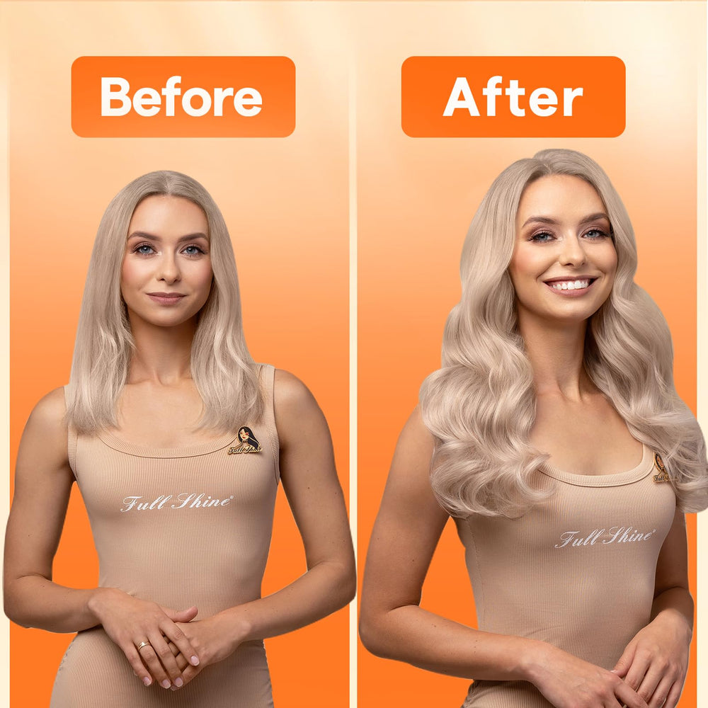 Full Shine care tips image featuring sulfate-free shampoo for gentle cleansing
