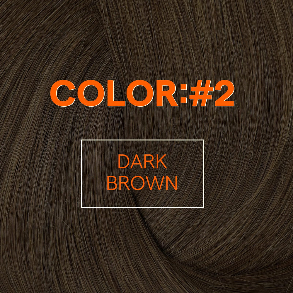 Full Shine wefts cut-to-width feature for custom fit and minimal shedding