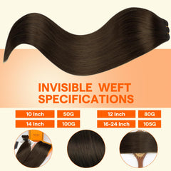 Full Shine double weft for seamless blending and natural volume