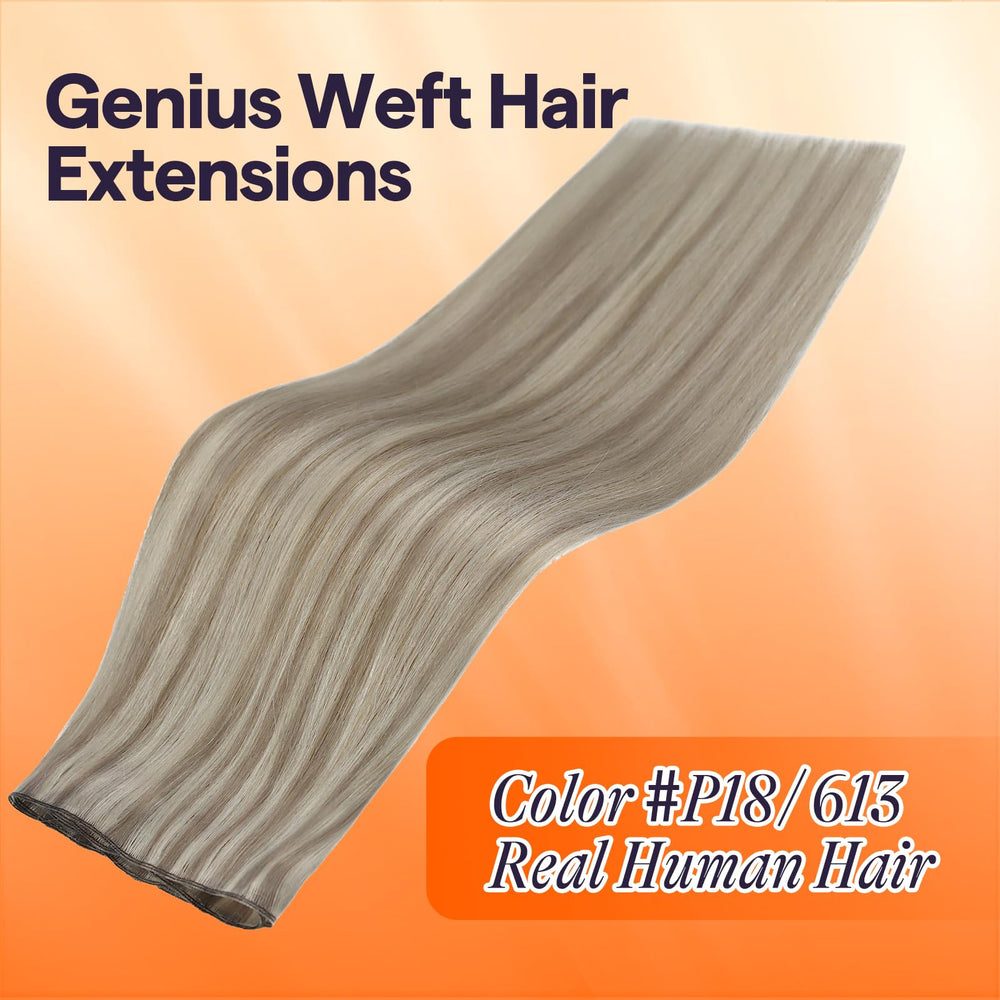 Full Shine hand-tied remy hair close-up highlights premium strand quality