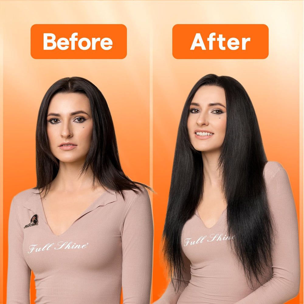 Full Shine invisible weave on hairline for a seamless, undetectable look