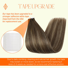 Full Shine real hair extensions 18in close-up texture highlights natural shine blends.