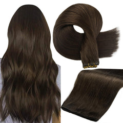 Full Shine sew-in hand tied weft close-up for seamless, natural-looking blend