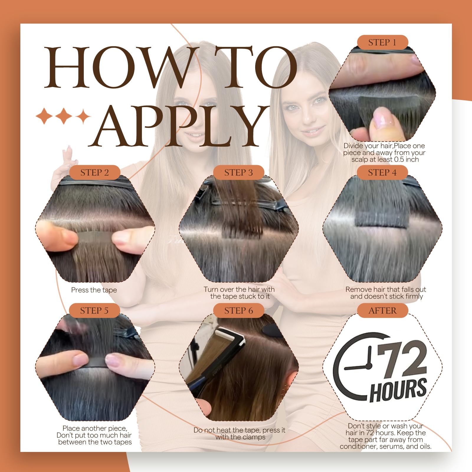 Full Shine long silky hair close-up showcases soft texture and Remy quality