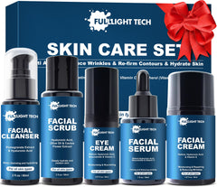 FULLLIGHT TECH Skin Care for Men cleanser bottle—refreshing daily cleanse for smoother skin
